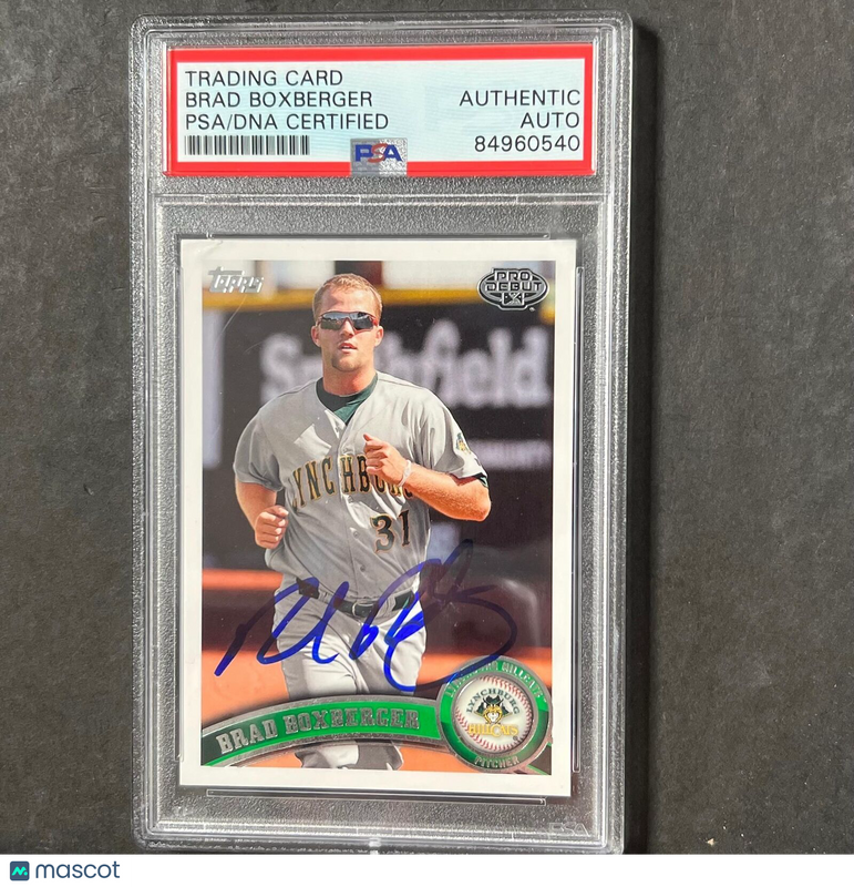2011 Topps Pro Debut #249 Brad Boxberger Signed Card AUTO Hillcats