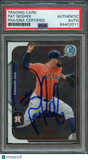 2015 Bowman Chrome #96 Pat Neshek Signed Card PSA Slabbed Auto Astros