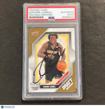 2009-10 Upper Deck Draft Edition #25 DeMarre Carroll Signed Card AUTO PSA Slabbe