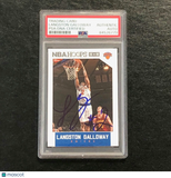 2015-16 NBA Hoops #4 Langston Galloway Signed Card AUTO PSA Slabbed Knicks