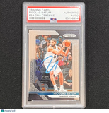 2018-19 Panini Prizm #20 Nicolas Batum Signed Card AUTO PSA Slabbed Hornets