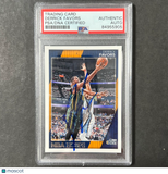 2016-17 Panini Hoops #58 Derrick Favors Signed Card AUTO PSA Slabbed Jazz