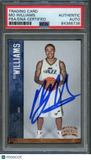 2012-13 Panini Threads #62 Mo Williams Signed Card AUTO PSA Slabbed Jazz
