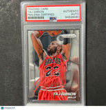 2014-15 NBA Prizm #132 Taj Gibson Signed Card AUTO PSA Slabbed Bulls