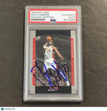2004-05 Bowman Chrome #63 ERICK DAMPIER Signed Card PSA Slabbed Warriors