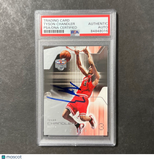 2003 Fleer #114 Tyson Chandler Signed Card AUTO PSA Slabbed Bulls