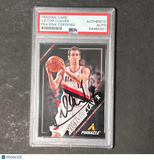 2013-14 Panini Pinnacle #125 Victor Claver Signed Card AUTO PSA Slabbed Trail Bl