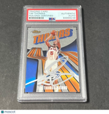 2003-04 Topps Finest #90 Tim Thomas Signed Card Auto PSA Slabbed Knicks