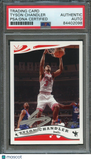 2005 Topps #86 Tyson Chandler Signed Card AUTO PSA Slabbed