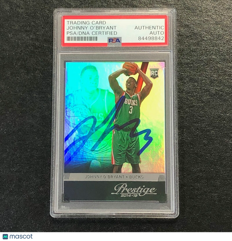 2014-15 Panini Prestige #191 Johnny O'Bryant Signed Card AUTO PSA/DNA Slabbed RC