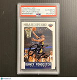 2015-16 Panini Hoops #8 Quincy Pondexter signed card PSA/DNA Pelicans