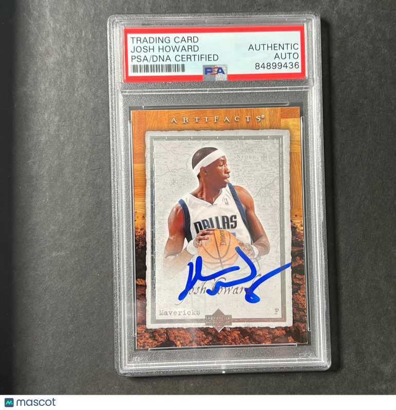 2010-11 Panini #20 Josh Howard Signed Card AUTO PSA/DNA Slabbed Mavericks
