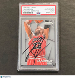 2014-15 NBA Prizm #132 Taj Gibson Signed Card AUTO PSA Slabbed Bulls