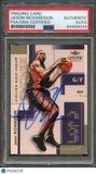 2003-04 Fleer Genuine Insider #33 Jason Richardson Signed Card AUTO PSA Slabbed