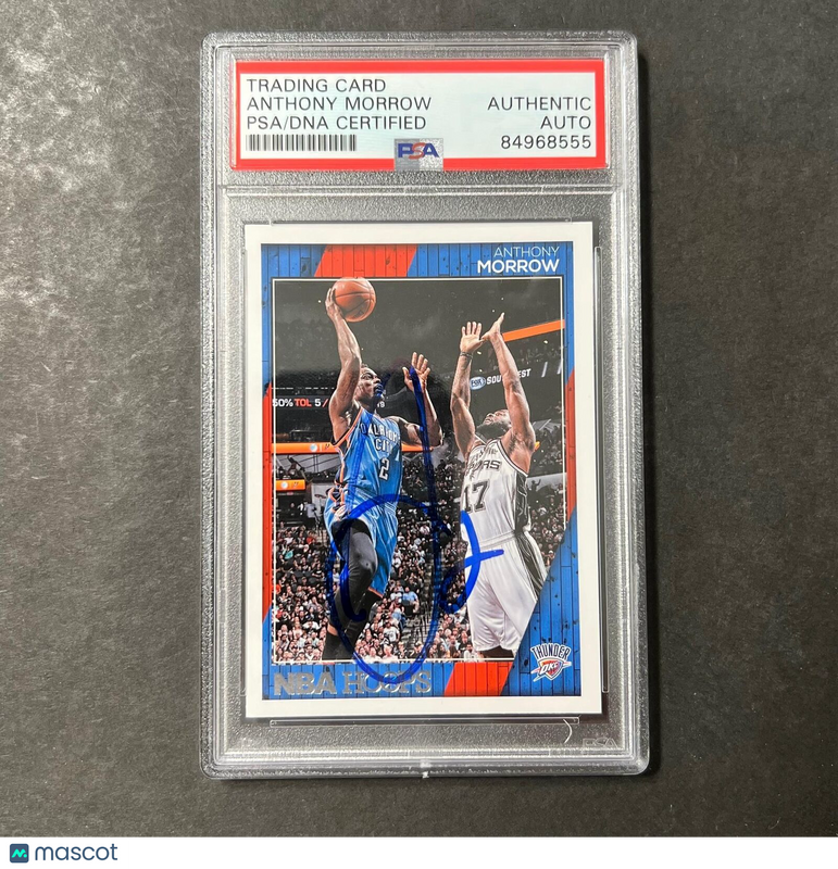 2006-07 Panini Hoops #242 Anthony Morrow Signed Card AUTO PSA/DNA Slabbed Thunde