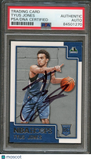 2015-16 NBA Hoops #293 Tyus Jones Signed Card AUTO PSA Slabbed RC Minnesota Timb