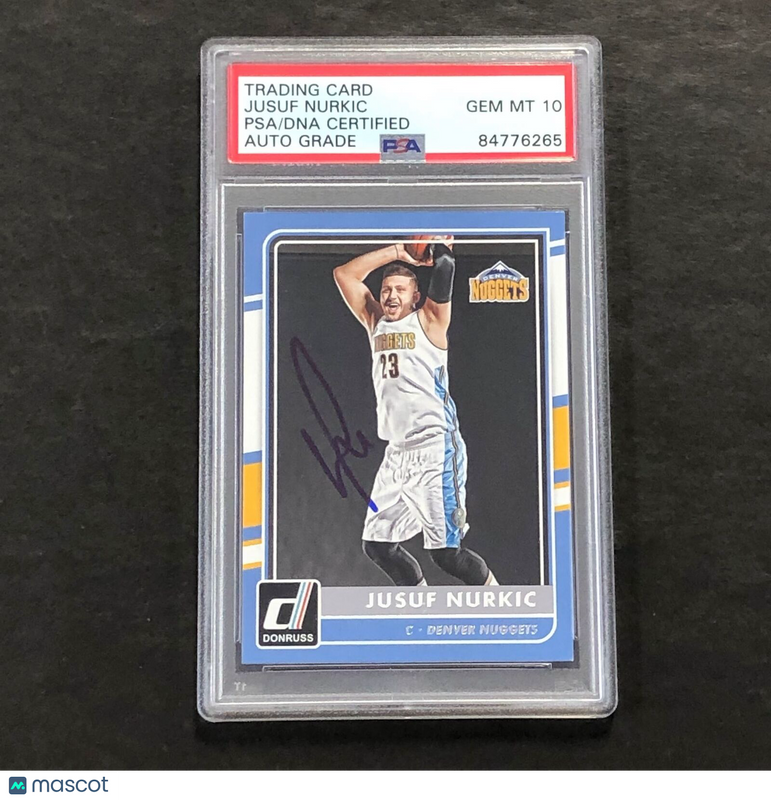 2015-16 Panini Donruss #149 Jusuf Nurkic Signed PSA Slabbed Nuggets