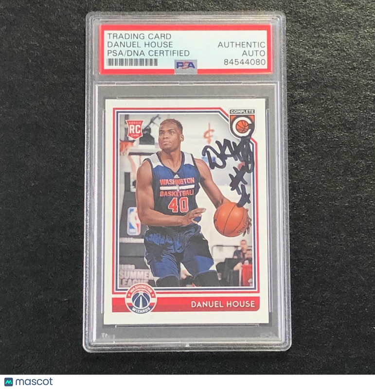 2016-17 Panini Complete#390 Danuel House Signed Card Auto PSA Slabbed Wizards