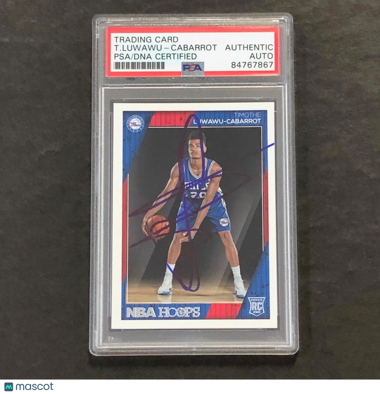 2016-17 NBA Hoops #280 Timothe Luwawu-Cabarrot Signed Card AUTO PSA Slabbed RC 7