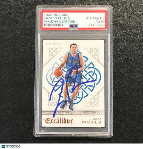 2015-16 Panini Excalibur #133 Zaza Pachulia Signed Card AUTO PSA Slabbed Maveric