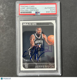 2014-15 Panini NBA Hoops #291 Cory Jefferson Signed Card AUTO PSA Slabbed Nets