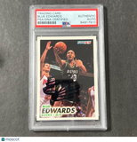 1993-94 Fleer #118 Blue Edwards Signed Card AUTO PSA Slabbed Bucks
