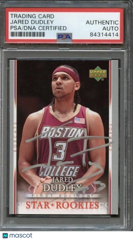 2007-08 Upper Deck First Edition #222 Jared Dudley Signed Card AUTO PSA Slabbed