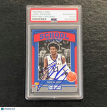 2017 Contenders Draft Picks #3 Josh Jackson Signed Card AUTO PSA Slabbed Kansas