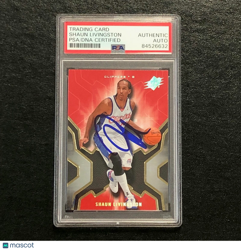 2007-08 SPx Basketball #74 Shaun Livingston Signed Card AUTO PSA Slabbed Clipper