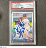 2015 Topps #185 Ricky Nolasco Signed Card PSA Slabbed Auto Twins