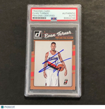 2016-17 Donruss Basketball #132 Evan Turner Signed Card AUTO PSA Slabbed Trailbl
