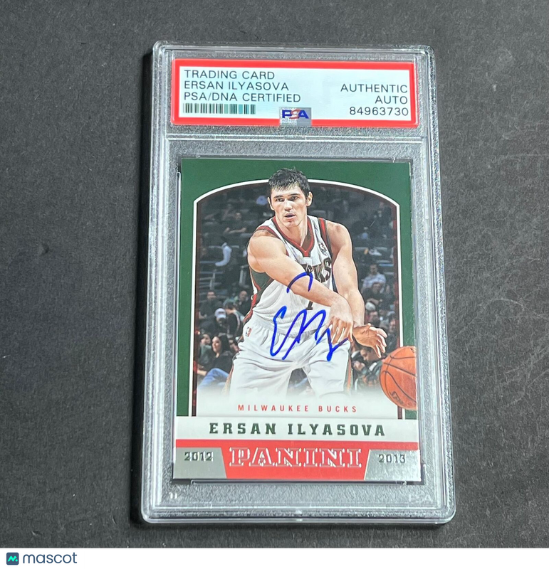 2012-13 Panini Basketball #61 Ersan Ilyasova Signed Card AUTO PSA Slabbed Bucks