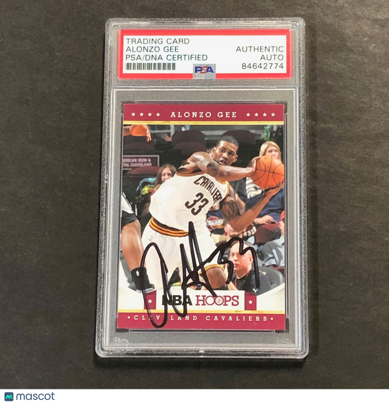 2012-13 Panini Basketball #82 Alonzo Gee  Signed Card Auto PSA Slabbed Cavaliers