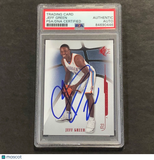 2008-09 Upper Deck Basketball #5 Jeff Green Signed Card AUTO PSA/DNA Slabbed Thu