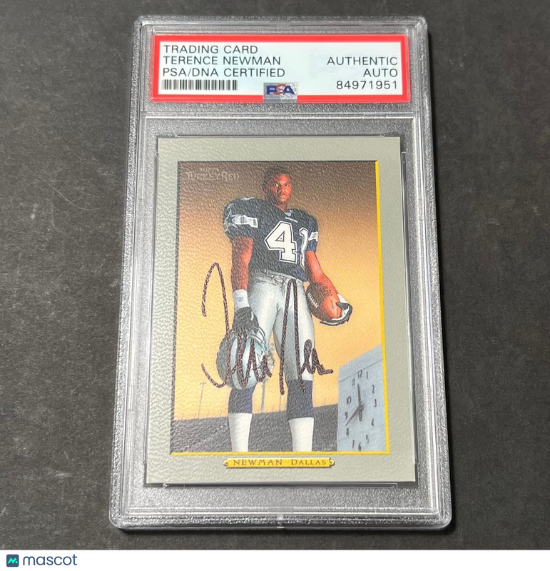 Topps Turkey Red #N89 Terrance Newman Signed Card AUTO PSA slabbed Dallas Cowboy