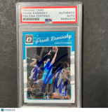 2016-17 Panini Donruss Optic #46 Frank Kaminsky Signed Card AUTO PSA Slabbed RC