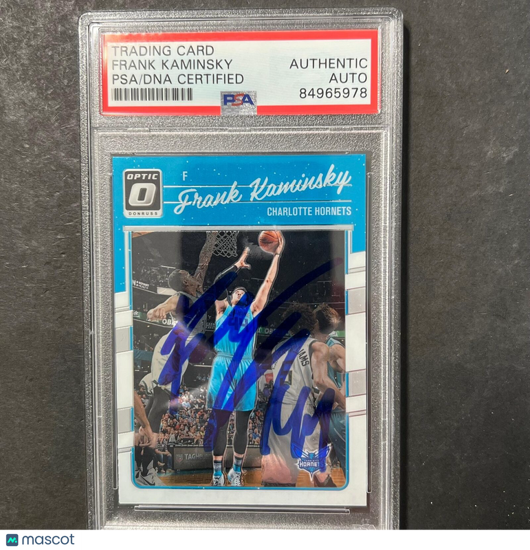 2016-17 Panini Donruss Optic #46 Frank Kaminsky Signed Card AUTO PSA Slabbed RC