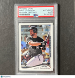 2014 Topps Update #US-170 Matt Davidson Signed Card Auto PSA Slabbed White Sox