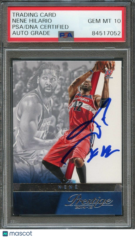 2014-15 Panini Prestige #167 Nene Signed AUTO 10 PSA Slabbed Wizards