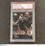 2003-04 Upper Deck #281 Jarron Collins Signed Card AUTO PSA Slabbed Jazz