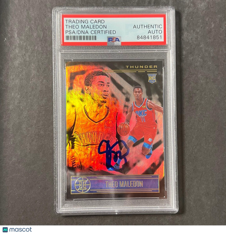 2020-21 Panini Illusions #163 Theo Maledon Signed Card AUTO PSA/DNA Slabbed RC T