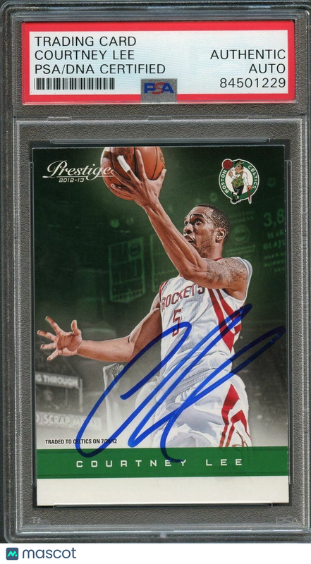 2012-13 Panini Prestige #8 Courtney Lee Signed Card AUTO PSA Slabbed Celtics