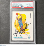 1991-92 Skybox #26 Kenny Gattison Signed AUTO PSA Slabbed Hornets
