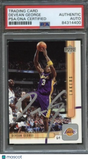 2001-02 Upper Deck #303 Devean George Signed Card AUTO PSA Slabbed