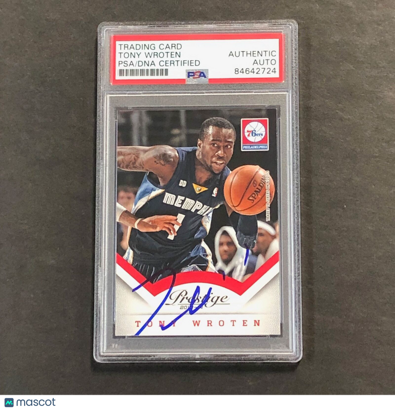 2013-14 Panini Prestige #16 Tony Wroten Signed Card AUTO PSA Slabbed Grizzlies