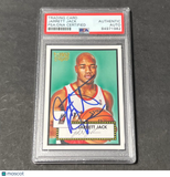 2005-06 Topps 1952 Style #136 Jarrett Jack Signed Card AUTO PSA Slabbed Trail Bl