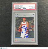 2007-08 Topps Chrome #137 Jared Dudley Signed Card AUTO PSA Slabbed Bobcats