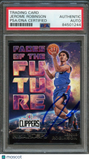 2018-19 NBA HOOPS FACES OF THE FUTURE #13 JEROME ROBINSON Signed Card AUTO PSA S