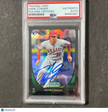 2011 Bowman Chrome #199 Hank Conger Signed Card PSA Slabbed Auto Angels