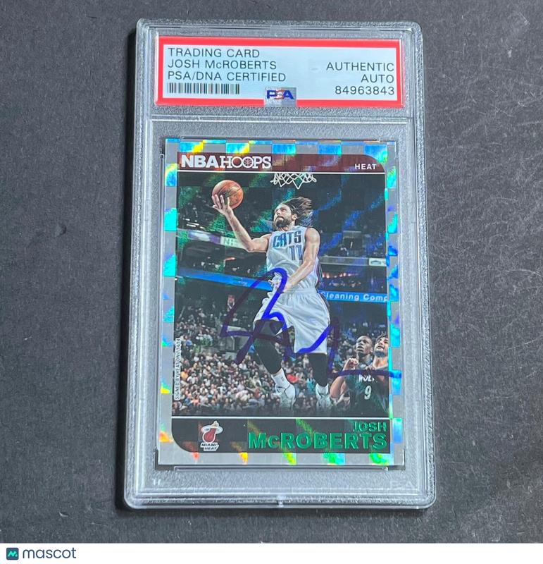 2014-15 Panini NBA Hoops #223 Josh McRoberts Signed Rookie Card AUTO PSA Slabbed